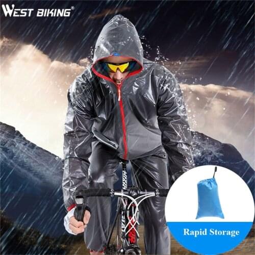 WEST BIKING Cycling Jersey Windproof Waterproof Raincoat Bicycle Jacket Quick Dry Jersey Ciclismo MTB Clothing Cycling Raincoat