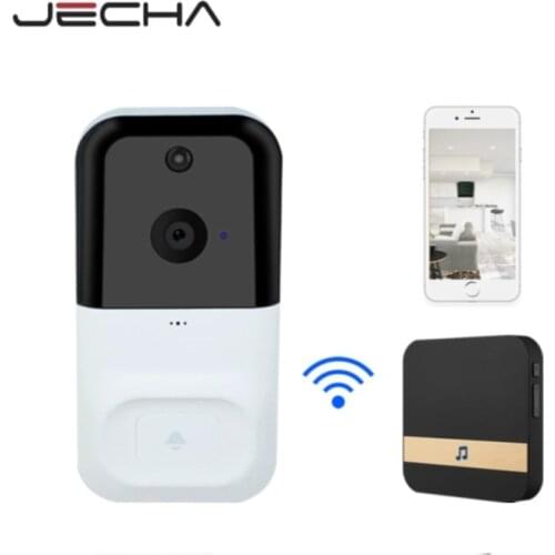 WIFI Doorbell Smart Home Wireless Phone Door Bell Camera Security Video Intercom 720P HD IR Night Vision For Apartments