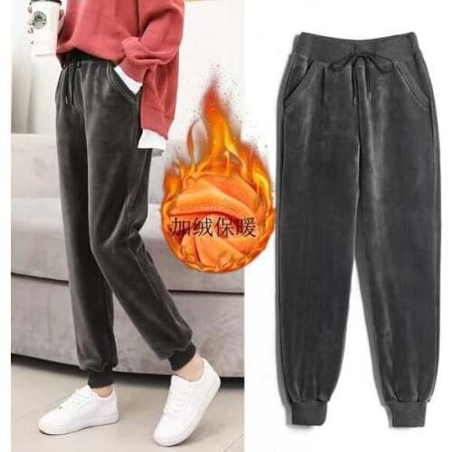 Women Pants Pants Womens Loose Autumn Winter High Waist Womens Clothing Sweat Pants Pantalones De Mujer