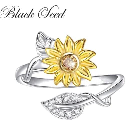 Кольца с фианитами для женщин BLACK SEED China At AliExpress