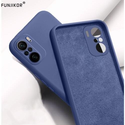 For Xiaomi Redmi 9C NFC 9T Note 10 Pro 10S Poco M3 F3 X3 Mi 11 Lite 5G 10T 11i Colorful Liquid Silicone Case Soft TPU Cover