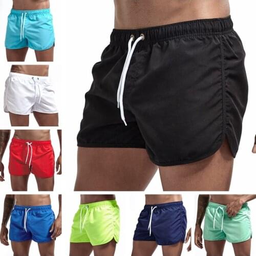JOCKMAIL Summer Mens Swimwear Shorts Brand Beachwear Sexy Swim Trunks Men Swimsuit Low Waist Breathable Beach Wear Surf Board