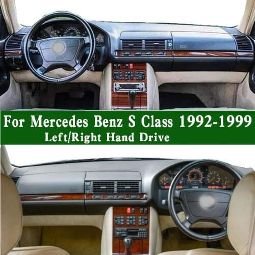 Fits Mercedes Benz S Class 300se S320L W140 S320 500 SL R129 1992-1999 Dashmat Dashboard Cover Pad Dash Mat Carpet Left Right