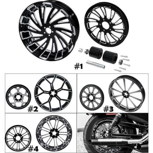 Motorcycle 18'' x 5.5'' Rear Wheel Rim w/ Hub Belt Pulley Sprocket For Harley Touring FLTR/FLHT/FLHR/FLHX Without ABS 2008-2020