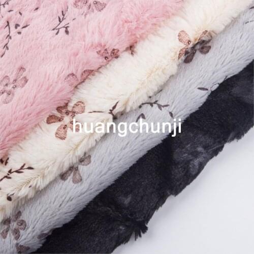 New plush cut strip clothing crafts shoes fabric faux fur fabric 160*90cm/pcs