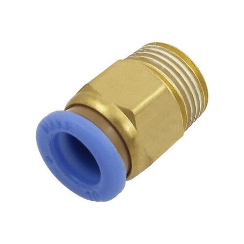 3/8" PT Male Thread 10mm Push In Joint Pneumatic Tube Connector Quick Fitting
