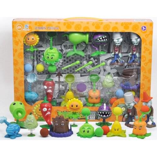 New Popular Game Pvz Plants Vs Zombies Peashooter Pvc Action Figure Model Toys 10cm Plants Vs Zombies Toys