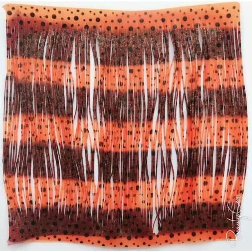 Fishing Lure Silicone Skirt Layers,Silicone Skirt Material for Tackle Craft, DIY Spinner, Rubber Jigs, Buzzbait---253