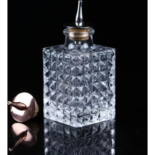 90ml Glass Spray Bitter Dropper Bottle Lead Free Bar Tool Accessory