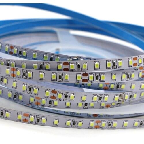 5m 10m 15m 20m DC 24V 2835 SMD LED Strip Tape Light Ribbon 120leds/m Natural White/Warm White/Cold White Home Decor