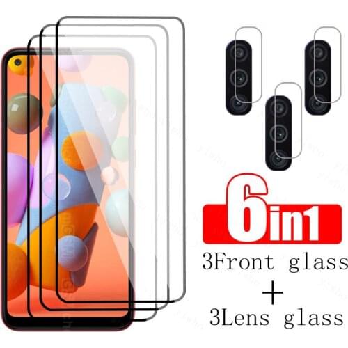 Full Cover Tempered Glass For Samsung Galaxy A11 Camera Protective Glass on sansung A11 A 11 sansungA11 A11 Screen Protector
