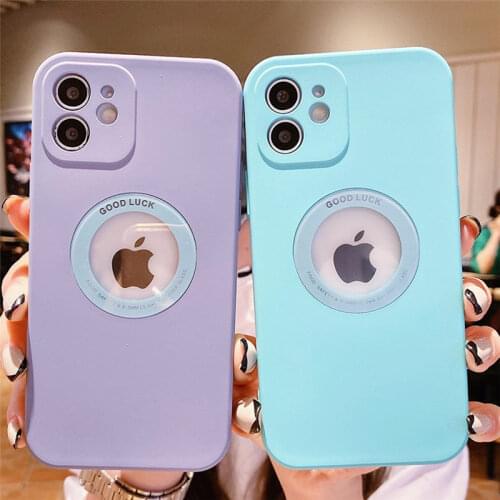 Candy Color Camera Protection Phone Case For iPhone 12 11 Pro Max 12Mini XR XS Max X 7 8 Plus Soft Silicone Shockproof Cover