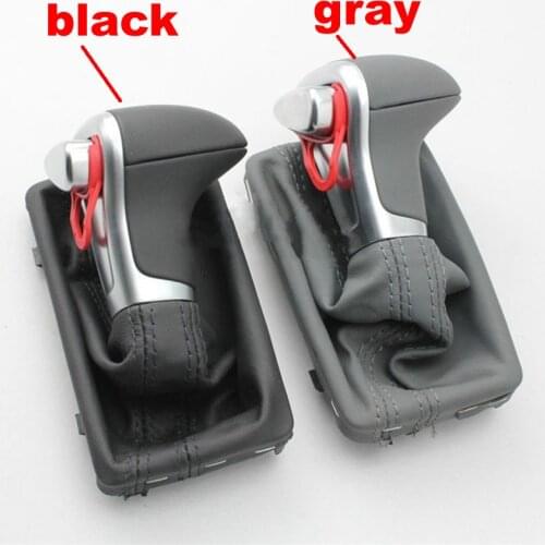 Car Leather Chrome GEAR Shift Knob shift knobs FOR AUDI A6 A7 A3 A4 A5 A6 c6 Q7 Q5 2009 2010 2011 2012 2014 4G1 713 139 R