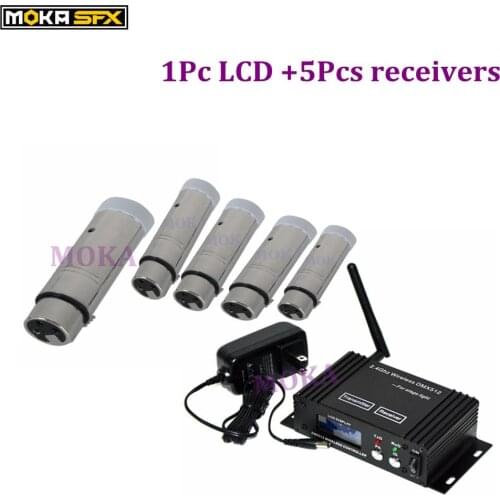 6pcs/lot charging receiver/sender DMX 512 Wireless Console Receiver sinal with XLR and PCB board newly developed