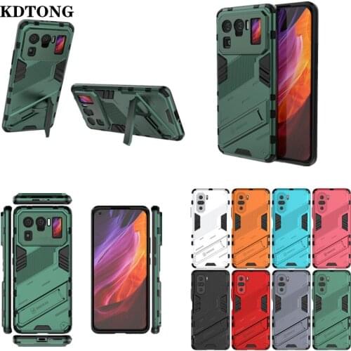 Armor Shockproof Phone Case Sfor Xiomi Mi Poco M3 X3 NFC 10T 10S 10 Lite 5G Etui Hidden Kicksthand TPU PC Protect Back Cover