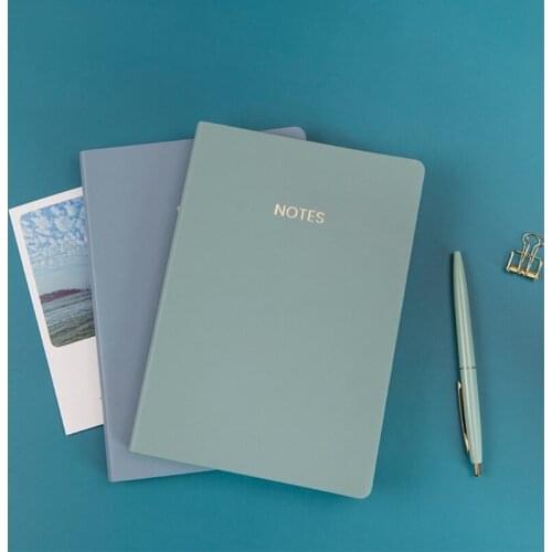 K92C A5 Planner Soft PU Business Notepad Morandi PU Scetch Book Leather Writing Journal A5 Notebook Classic PU Cover for Gift