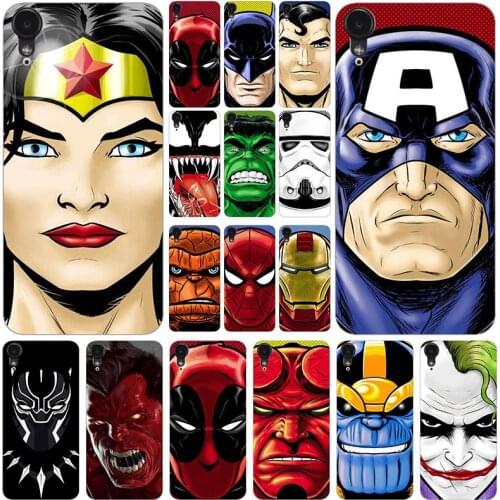 Fashion hero Cover Case For HTC Desire 825 HTC 825 5.5" Soft Silicone Fashion Pattern Painted Back Cover For HTC Desire 825