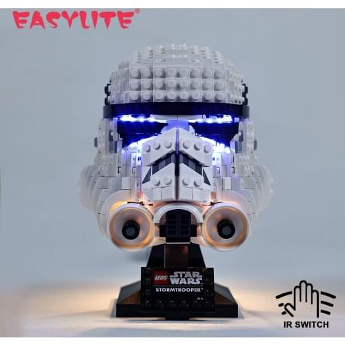 LED Light Set For 75276 Scout Trooper Helmet Blocks Bricks Only Lighting Kit NOT Include Model