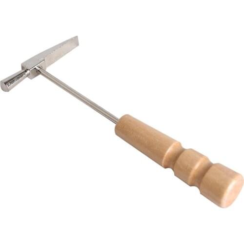 Kalimba Tuning Hammer Wooden Handle Metal Tuning Hammer for Thumb Piano for All Size Kalimba