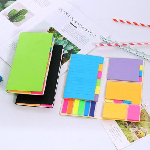 60 Sheets Office-style N-time Sticky Notes Creative Memo Papelaria Stickers Colorful Planner Pad Stickers Stidents Notepad Gift