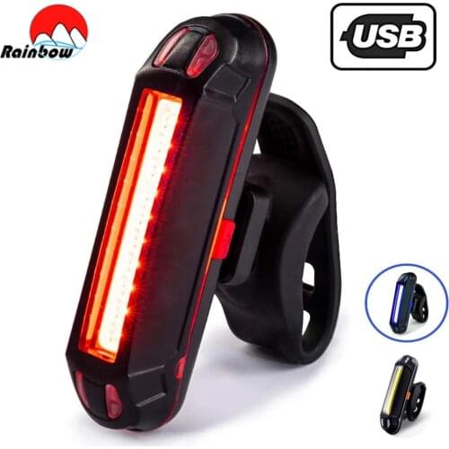 160 Lumens LED Bike Tail Light USB Rechargeable Bicycle Light Waterproof COB Riding Lamp for Cycling Helmet Skateboard Stroller