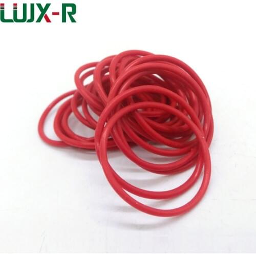 LUJX-R 5pcs CS 3mm O Ring Seal Red Silicone Gasket Sealing VMQ O-Ring Washer OD150/165/170/180/190/200mm Orings O Ring Grommet