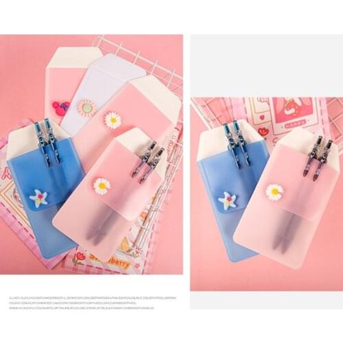 Nurse PVC Pen Pocket Waterproof Leak-proof Mini Multi-purpose Stationery Bag for Nurse Students Hospital Office
