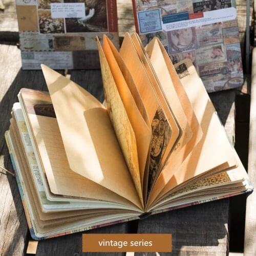 Top Grade New Arrival 96 Sheets Vintage Series Journal Notebook Bullet Daily Planner Sketch Book Agenda School Office Stationery