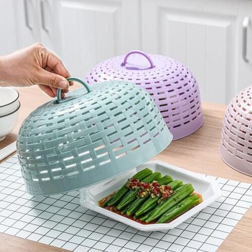 Food splash protective mosquito cover environmentally friendly wear-resistant plastic splash-proof household food cover