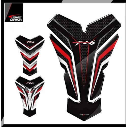 For Yamaha FZ6 FZ6S FZ6N FZ6 Fazer Tank 3D Motorcycle Tank Pad Protector Stickers