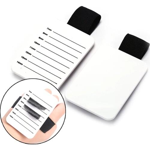 1Pc New Lash Eyelashes Individual Tile Palette Belt Adhesive Ceramic Eye Lash Pad Acrylic Eyelash Glue Extension Pallet Holder