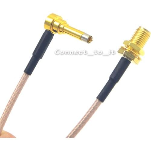 10 Pcs RF Adapter SMA Female Connector Cable Assembly For LTE LU150/Huawei E1550 E171 E153/ZTE MF100 MF180 15CM Switch 3G Modem