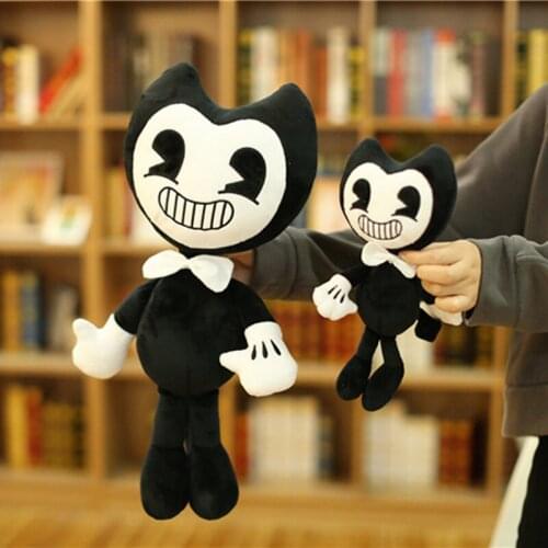 17/30/50cm Bendy Terror Doll And The Plush Ink Machine Toys Stuffed Halloween Thriller Game Plush Toy For Boy Children Gift