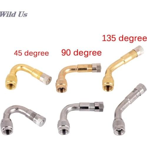 45 /90/135 Degree Brass Air Tyre Extension Valve Motorcycle Car Truck Bicycle Scooter Air Tyre Extension Valve 1pc