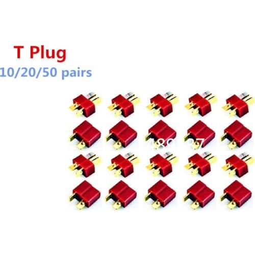 5/10/20/50Pairs Dean Connector T Plug Male Female For ESC Battery