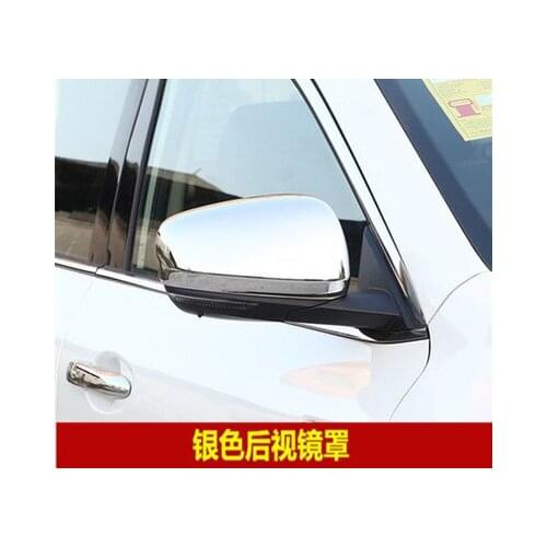 For Renault Kadjar 2016-2019 High quality Motor Car Automobile Carbon Fiber ABS Chrome Rearview Mirror Cover car Styling