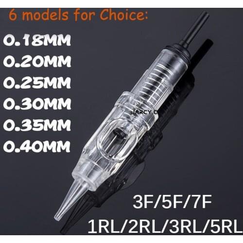 Eyebrow Tattoo Needles 1rl 3rl 5rl 7rl Agulha Easy Click Universal Tattoo Cartridges Needles for permanent makeup 600D-G Machine