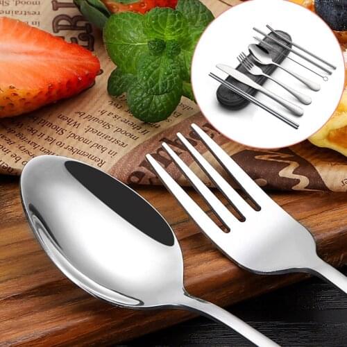Travel Portable Utensils Reusable Stainless Steel Utensils with Case Portable