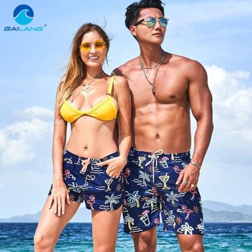 Gailang Brand Men Swimwear Surfing Boxer Trunks Square Cut Swimsuits Boardshorts Man Quick Drying Bermuda Pluse Size Boardshorts