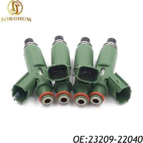4PCS Fuel Injector For Chevrolet prizm Toyota Matrix Corolla MR2 Pontiac Vibe 23209-22040 2325022040 23209-0D040 232090D040