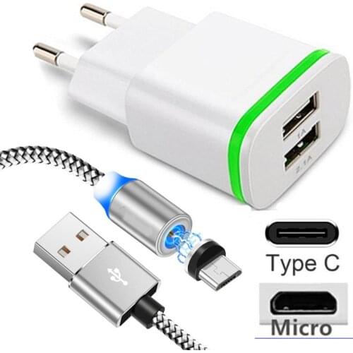 Magnetic Micro USB Cable For Meizu M6 Samsung J2 J3 J5 a51 a50 Huawei Honor 7A 7S Redmi 6 6A 7 Quick Charge Mobile phone Charger