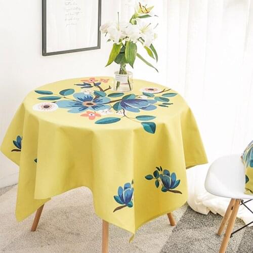 Art Rectangle Modern Countryside Table Cloth Tea Table Table Cloth Round Table Covering Cloth Bedside Cupboard Dustproof Cloth