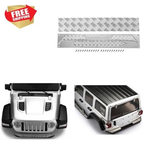 Radio control parts RC AXIAL SCX10 III Front rear bumper skid plates option upgrade parts