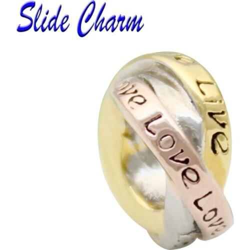 Romantic Valentines Day gift multicolor ring charm beads for womens fashion DIY jewelry product Fit Pandora bracelet necklace