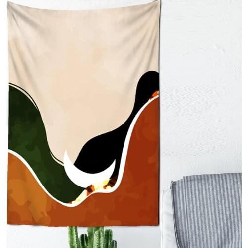 Pink Sun Moon Mandala Tapestry Wall Hanging Bohemian Celestial Wall Tapestry Hippie Wall Carpets Dorm Decor Boho Home Decoration