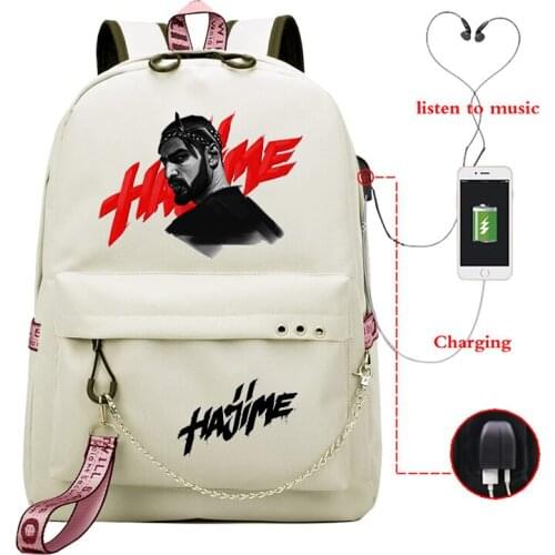 Hajime MiyaGi Andy Panda Backpack Women Canvas Backpack Mochila Escolar Girls Laptop Backpacks School Bag Rucksack for Teenager