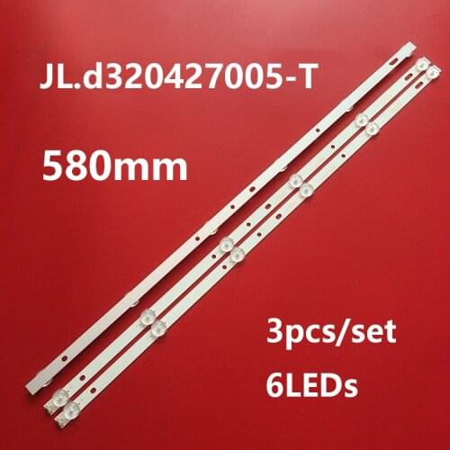 LED backlight lamp strip 6leds for Vityas 32"TV 32L 301C18 HV320WHB-N80 Jl.d320427005-t JL.D321225006-T