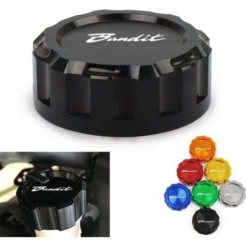 For Suzuki GSF 250 400 1200 1250 600 600S 650 650S 650N BANDIT Universal Rear Brake Fluid Cylinder Master Reservoir Cover Cap