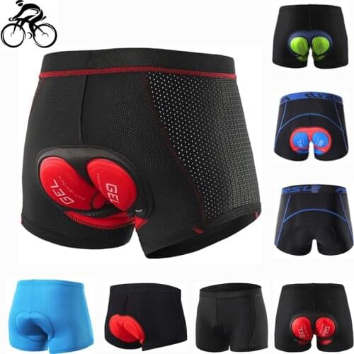 2020 Cycling Underwear Men Upgrade 5D Padded Cycling Shorts Women 100% Lycra Shockproof MTB Bicycle Shorts Road Bike Shorts