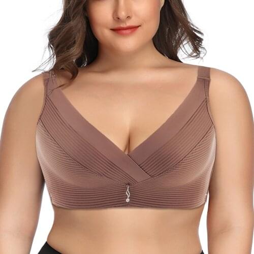 Plus Size Womens Push Up Bra Lace Brassiere Wireless Sexy Lingerie Upscale Bralette Ladies Underwear Tops Dropshipping 2020